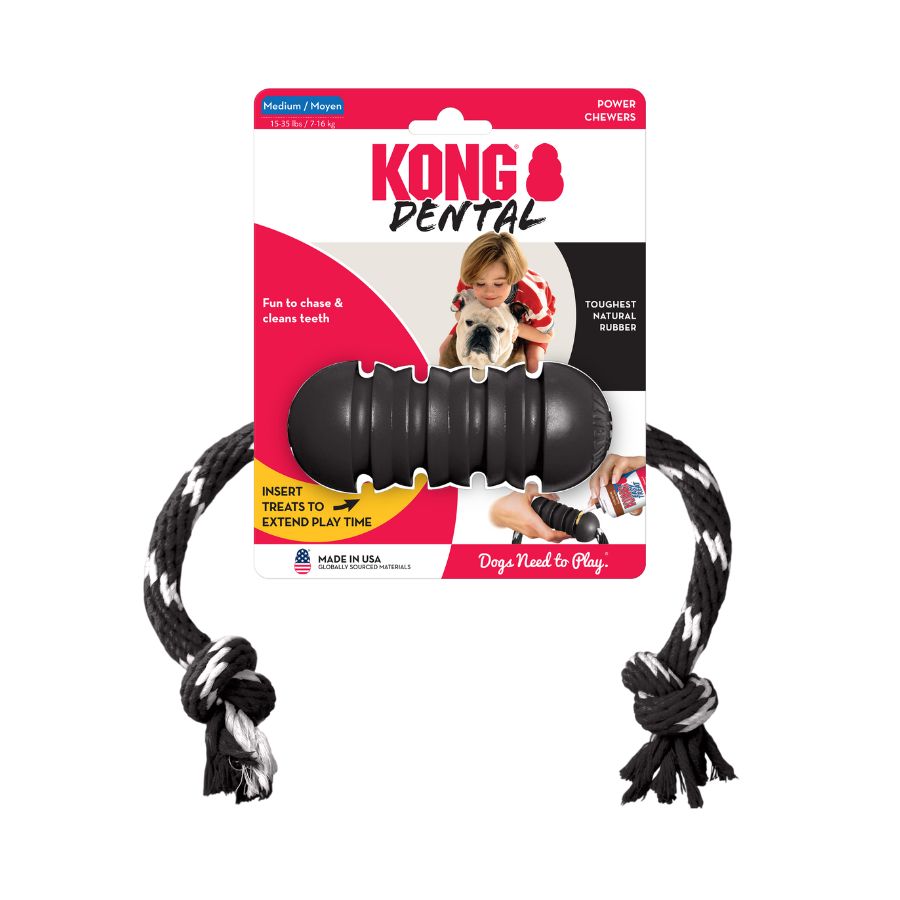 Kong Extreme dental con cuerda - Talla M